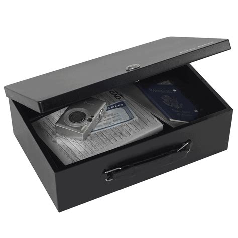 metal security storage box|lockable metal boxes medium.